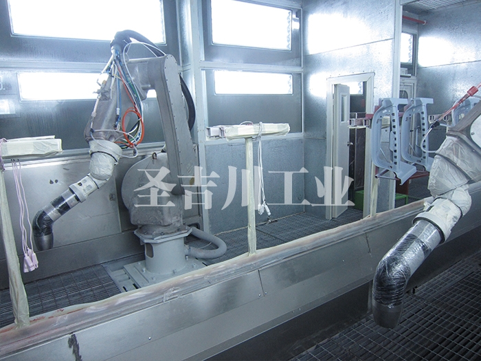 Robot automatic spraying system