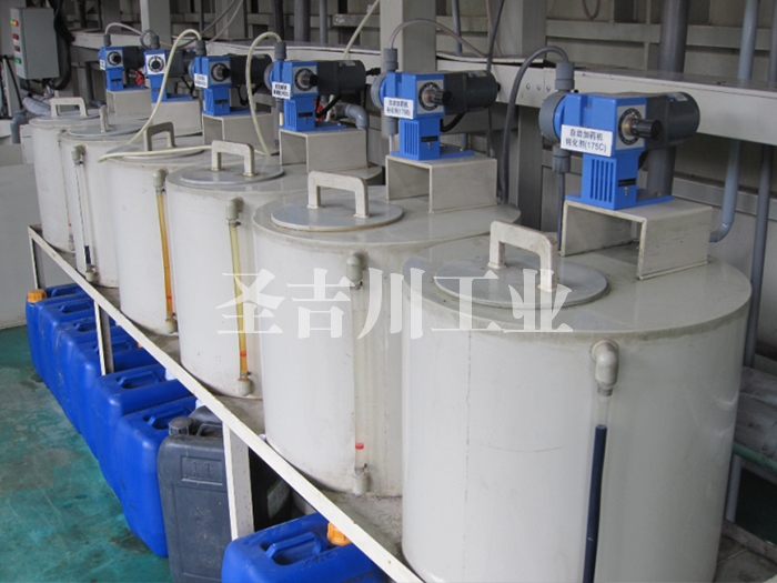 Pre-treatment process automatic dosing system
